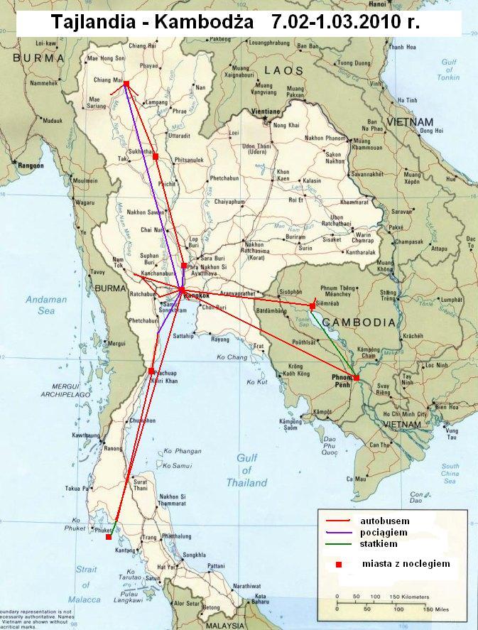 Read more about the article Trasa wyprawy Tajlandia-Kambodża