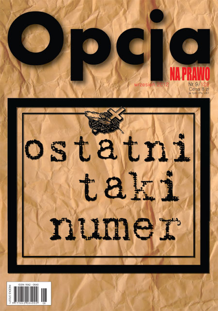 Read more about the article Dwa teksty w Opcji na Prawo