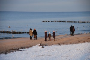 Ustka zimą
