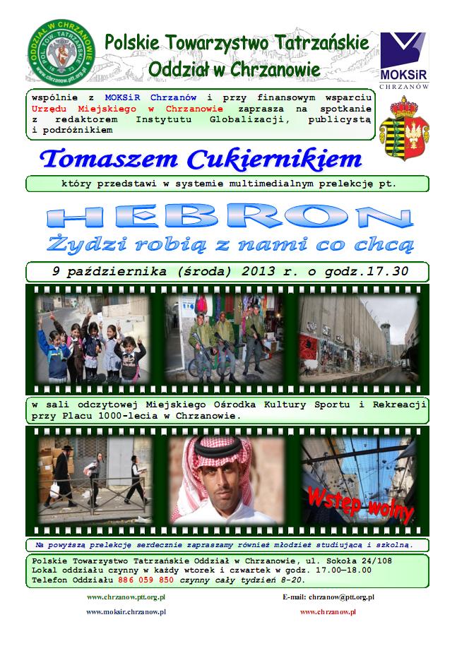 Read more about the article O Hebronie w Chrzanowie