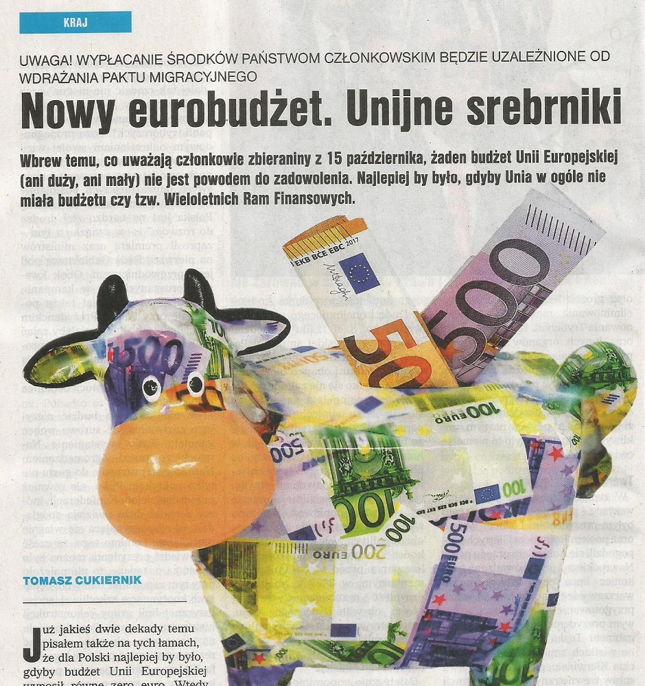 Nowy eurobudżet. Unijne srebrniki