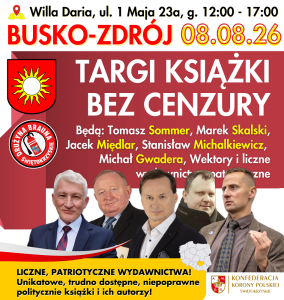Tragi książki w Busku-Zdroju