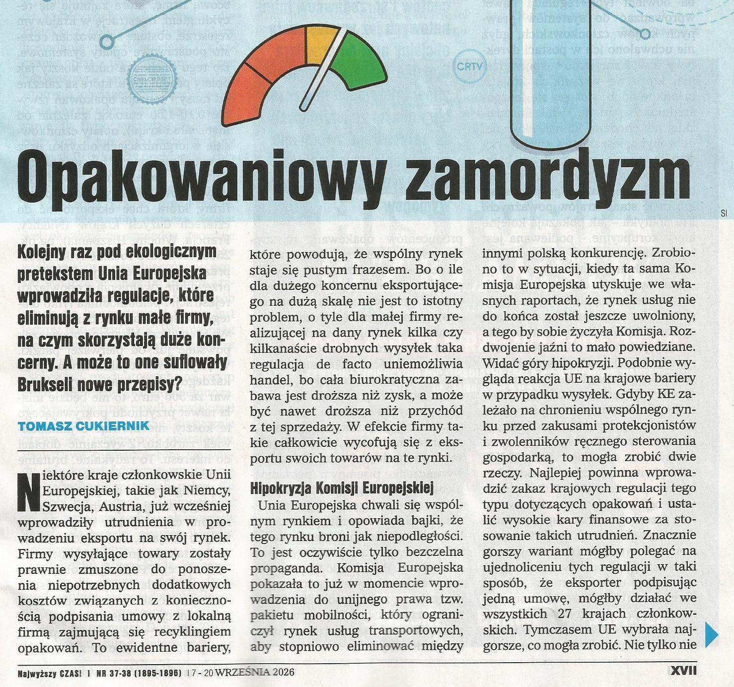 Opakowaniowy eurozamordyzm